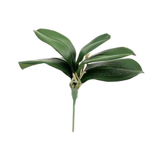 Folha Artificial de Orquídea 5F (29cm) - Imagem 2