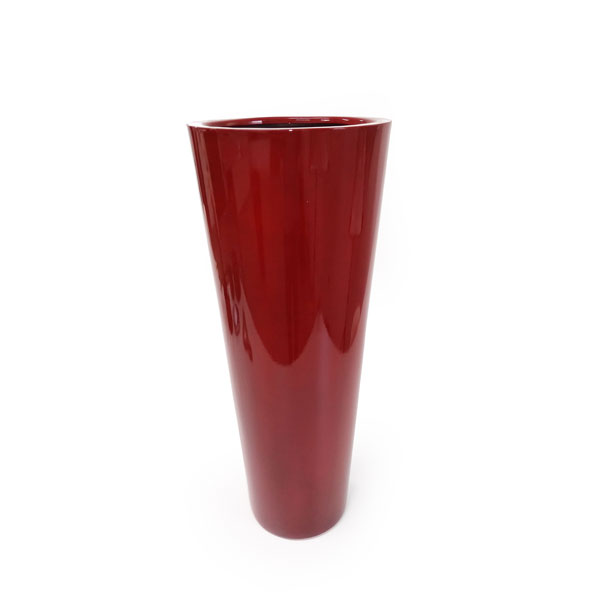 Vaso Dixie em Polietileno Cônico Alto - Vermelho Royal - Imagem 9