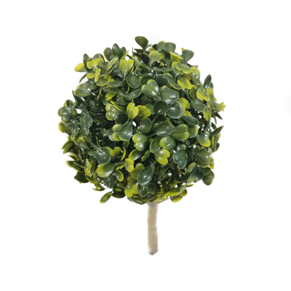 Topiaria de Buxinho Verde Artificial (18 diâmetro - Altura de 28 à 35cm) - Imagem 4