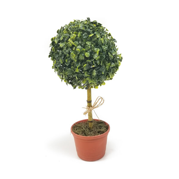 Topiaria de Buxinho Artificial em Vaso (28-35cm) - Imagem 2