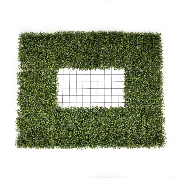 Painel Buxinho Jardim Vertical Artificial (100x80cm) - Imagem 3
