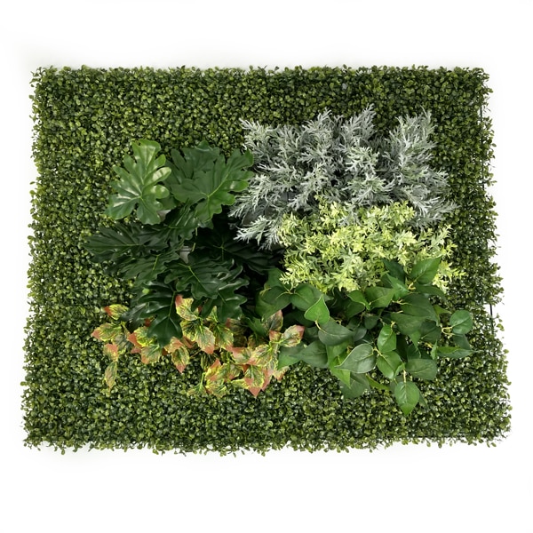 Painel Buxinho Jardim Vertical Artificial (100x80cm) - Imagem 5