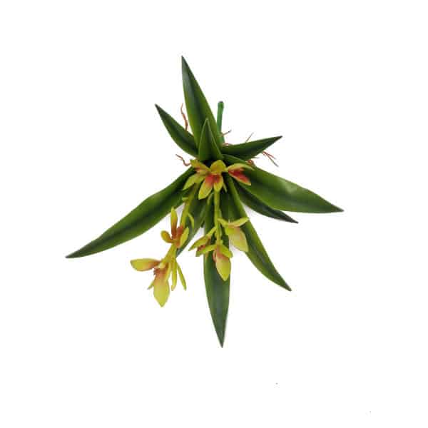 Folha Orquídea Broto Verde Artificial (25cm) - Imagem 3