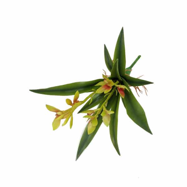 Folha Orquídea Broto Verde Artificial (25cm) - Imagem 2