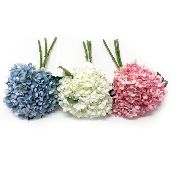 Hortênsia Ramalhete 3H Floral Artificial (33cm) - Imagem 2