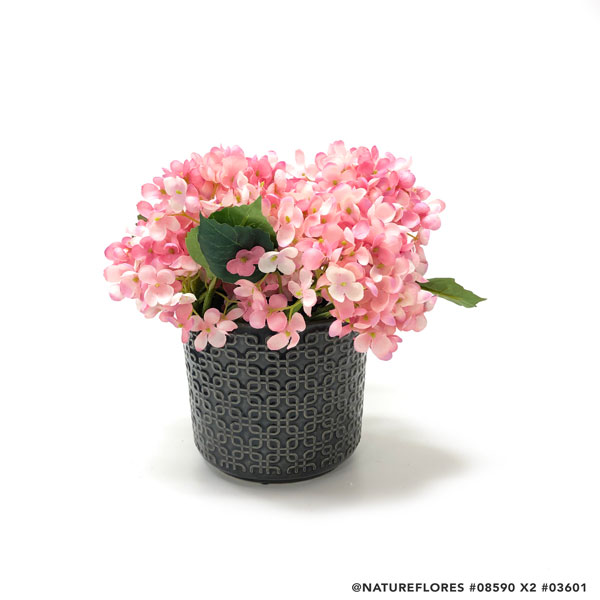 Hortênsia Ramalhete 3H Floral Artificial (33cm) - Imagem 10