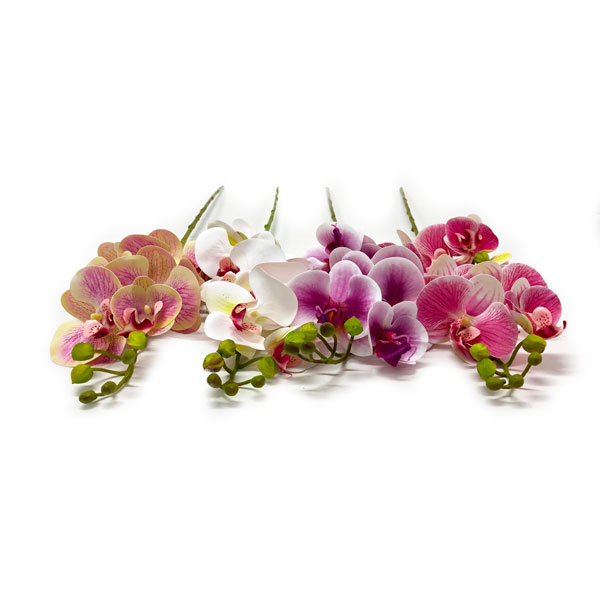 Orquídea Borboleta 3D 8FL Flor Artificial (80cm) - Imagem 22