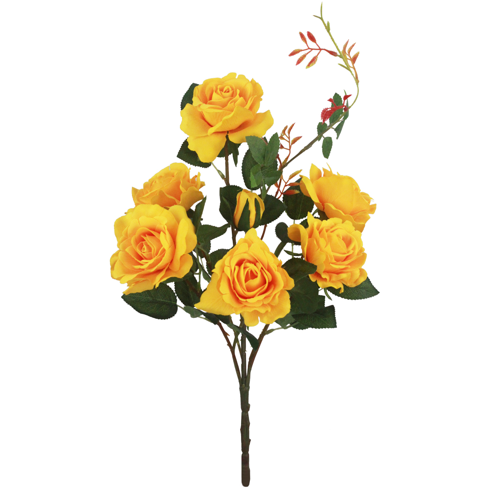 Rosa artificial 6F (45cm) - Imagem 3