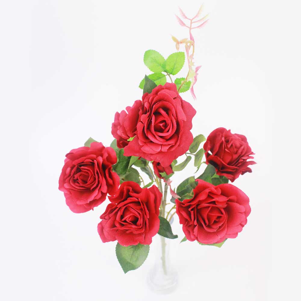 Rosa artificial 6F (45cm) - Imagem 8