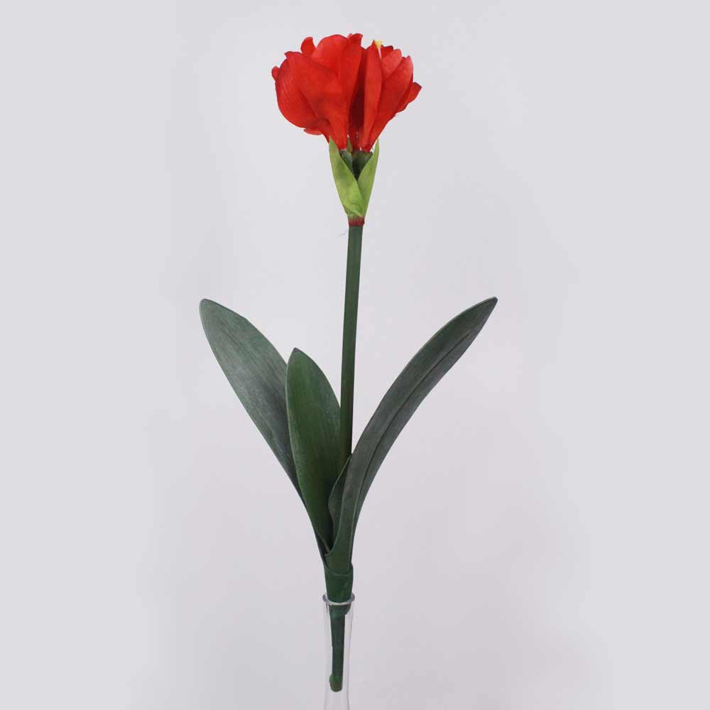 Amarílis Azul Galho Floral Artificial (60cm) - Imagem 3