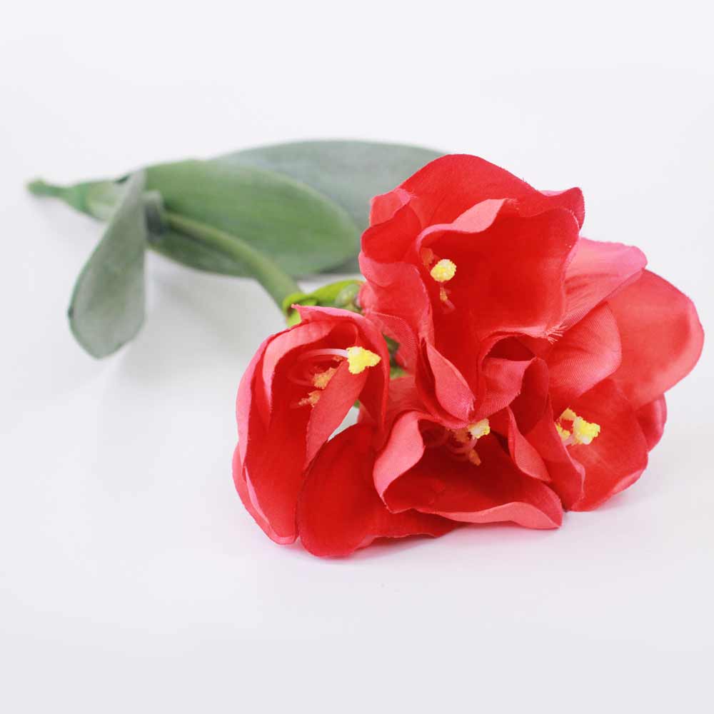 Amarílis Azul Galho Floral Artificial (60cm) - Imagem 4