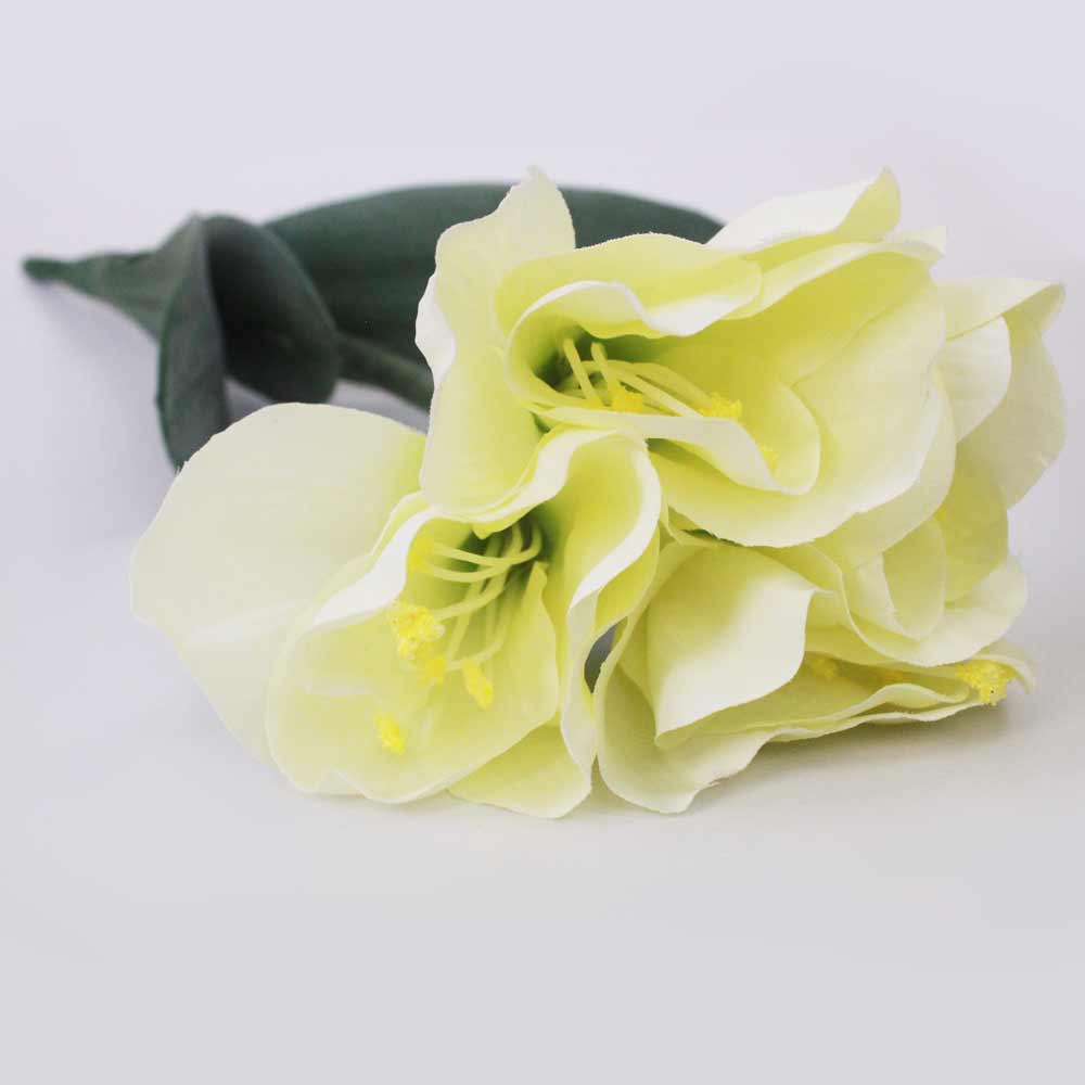 Amarílis Azul Galho Floral Artificial (60cm) - Imagem 8