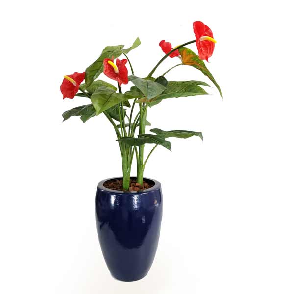 Heliconia Arbusto Artificial 18FL (70cm) - Imagem 4