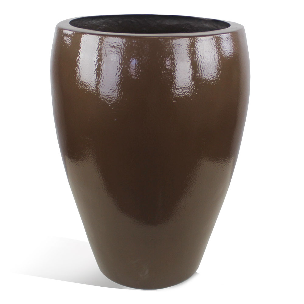 Vaso Esmaltado Fibra Jardim - marrom - Imagem 14