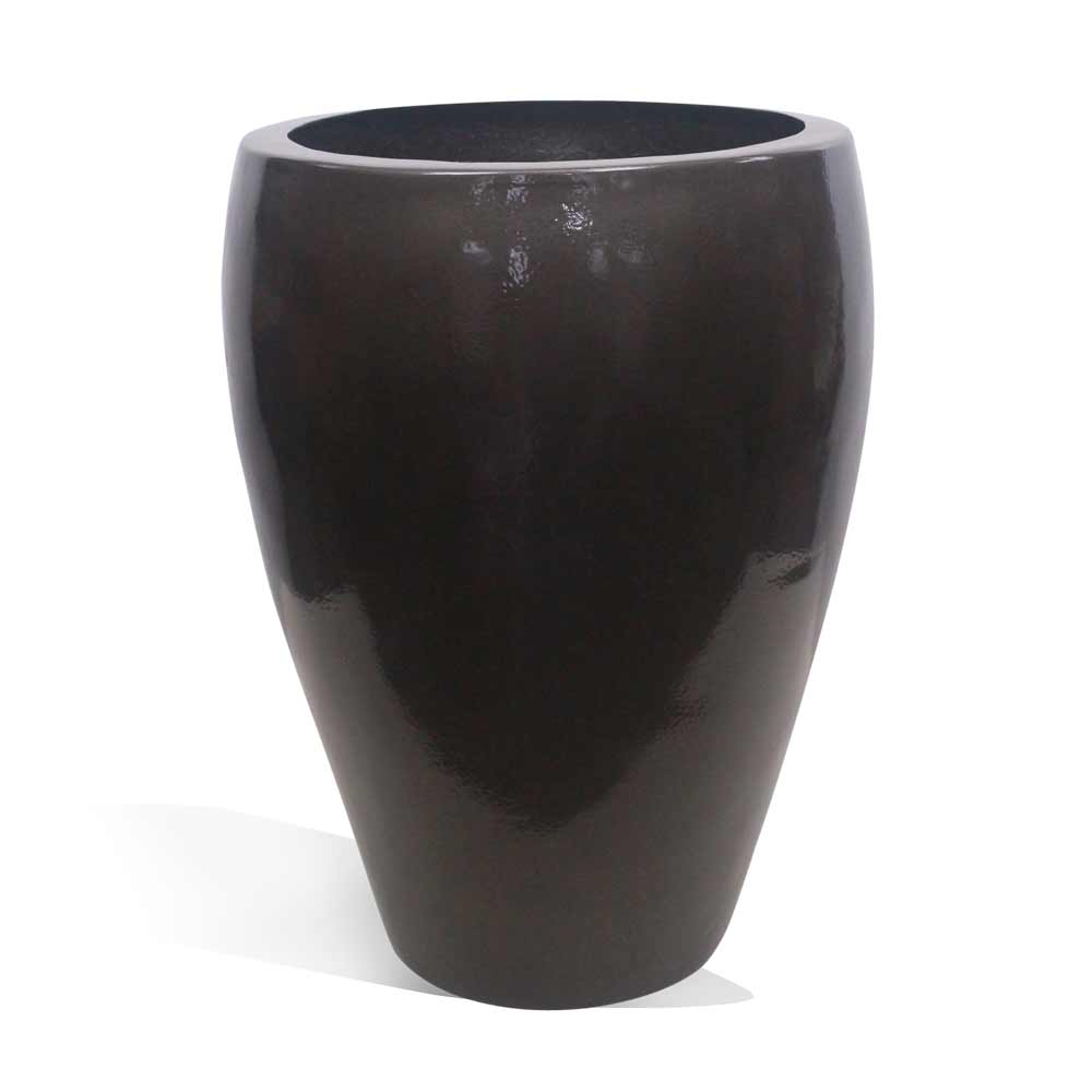 Vaso Esmaltado Fibra Jardim - bronze - Imagem 11