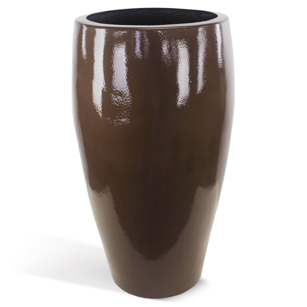 Vaso Esmaltado Fibra Jardim - marrom - Imagem 8