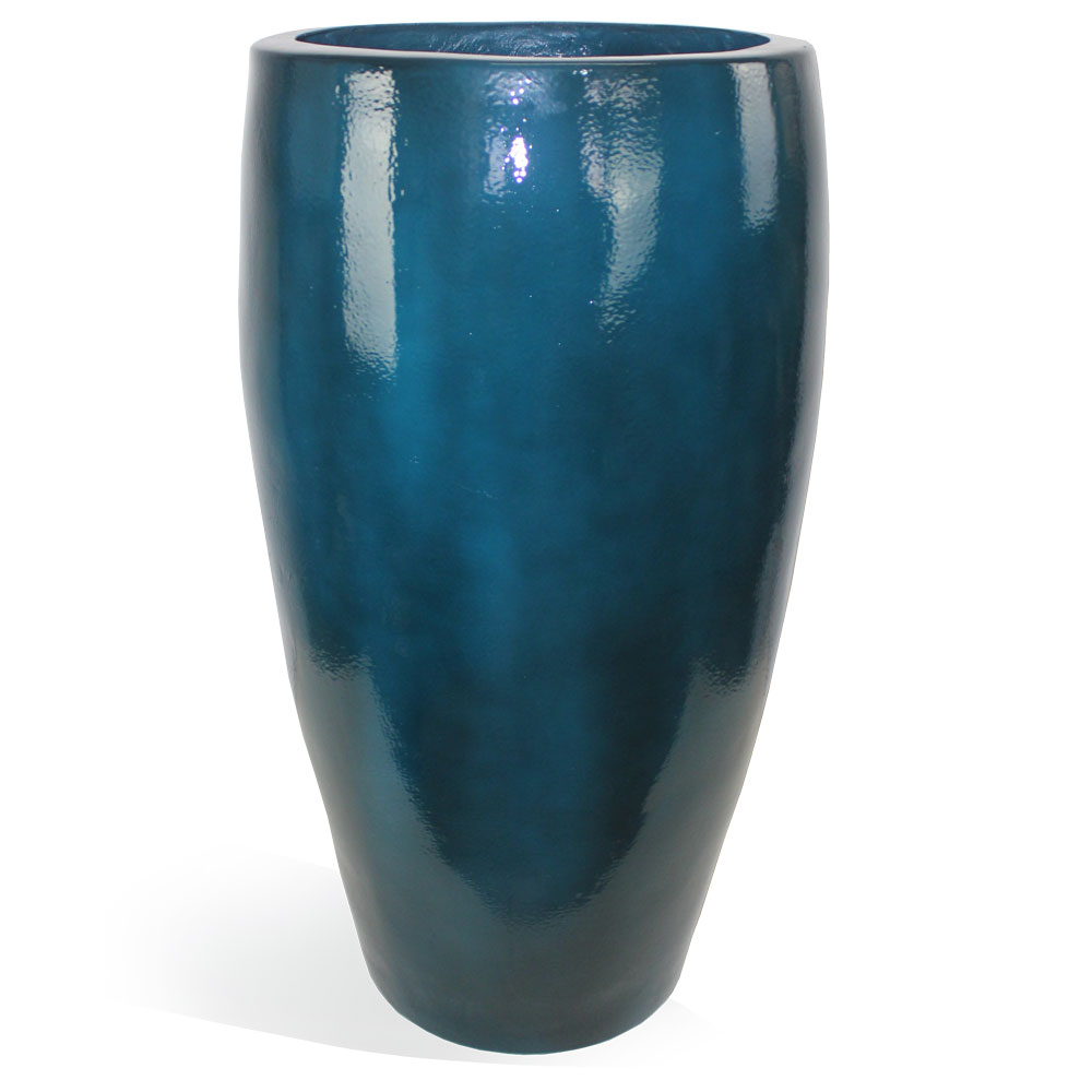 Vaso Esmaltado Fibra Jardim - azul verniz - Imagem 14