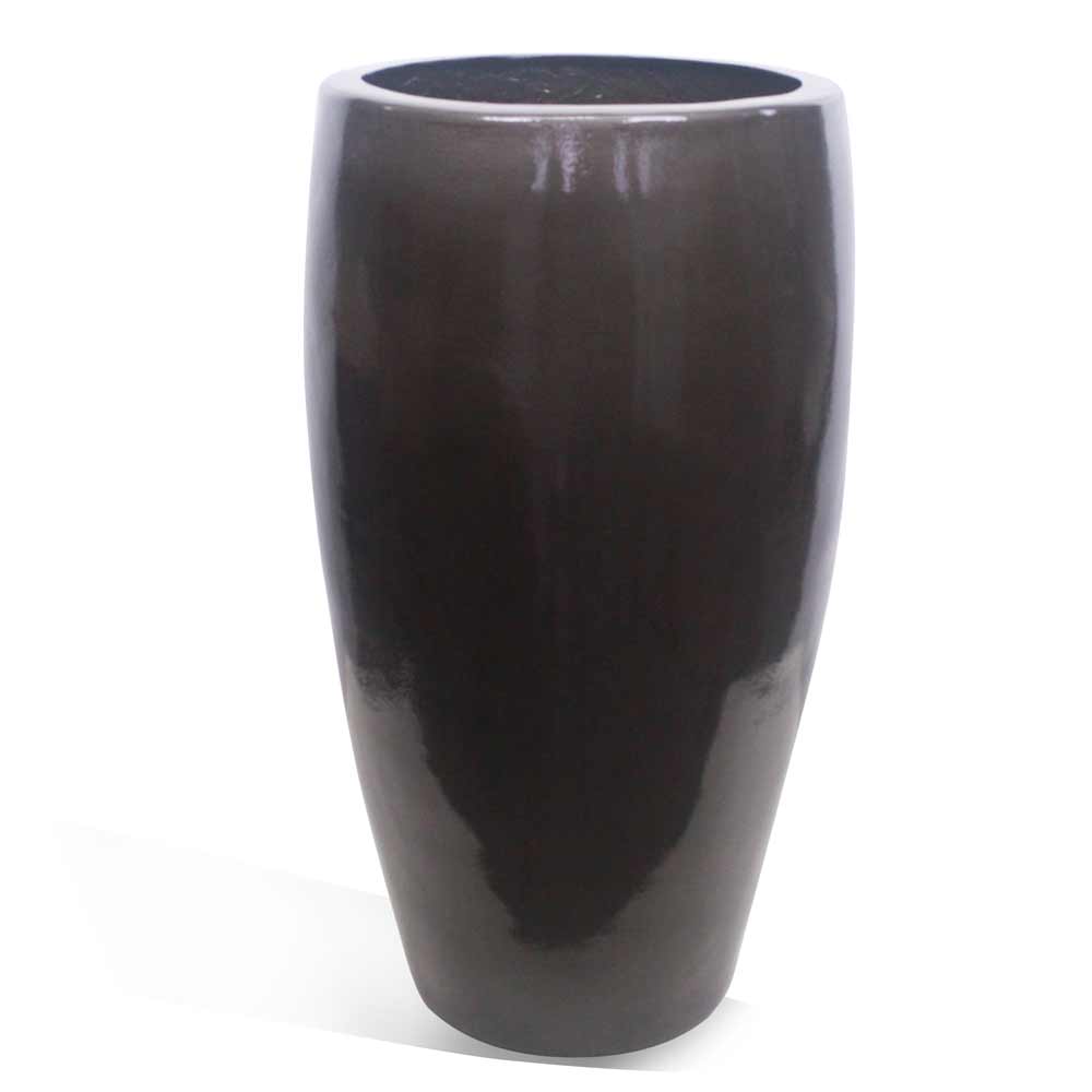 Vaso Esmaltado Fibra Jardim - bronze - Imagem 14