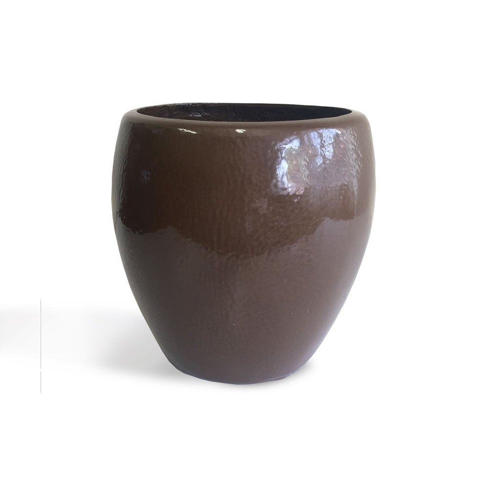 Vaso Esmaltado Fibra Jardim - marrom - Imagem 9