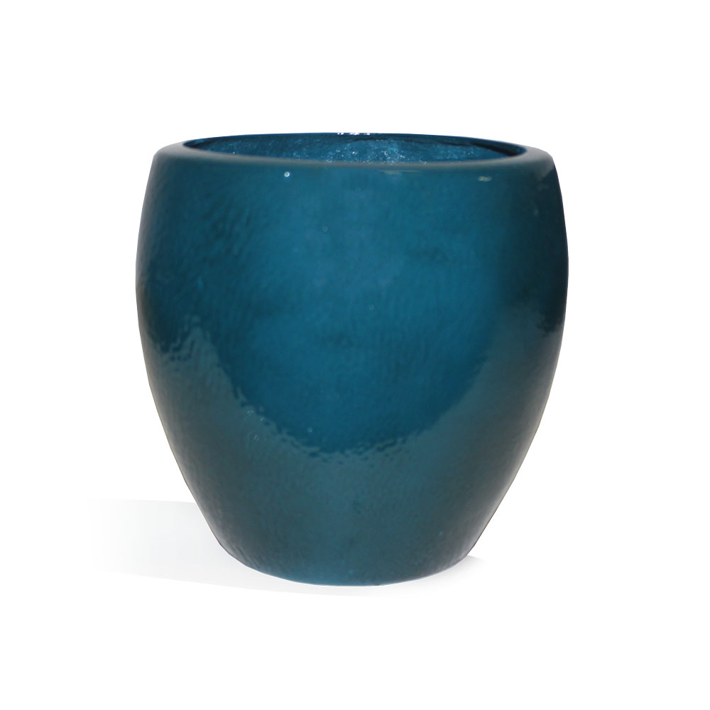 Vaso Esmaltado Fibra Jardim - azul verniz - Imagem 10