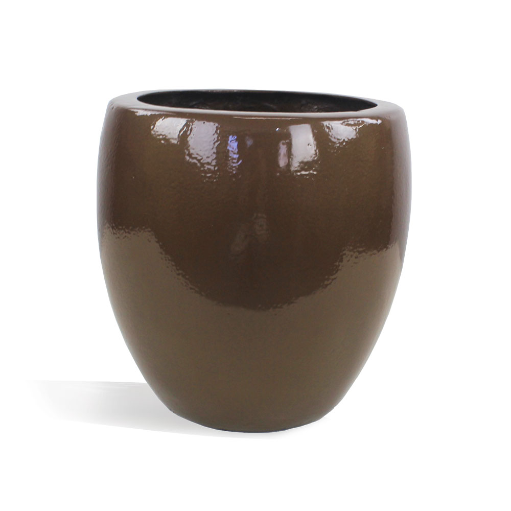 Vaso Esmaltado Fibra Jardim - marrom - Imagem 10