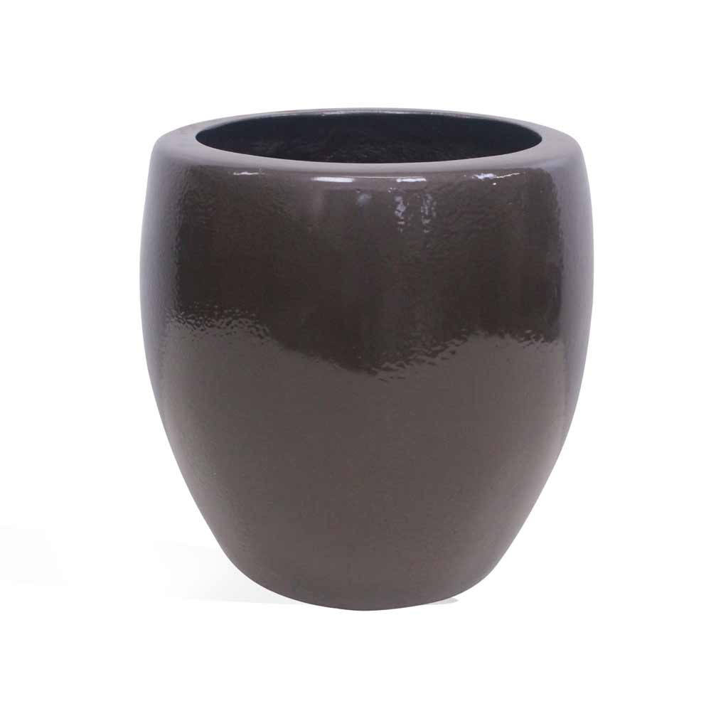 Vaso Esmaltado Fibra Jardim - bronze - Imagem 9