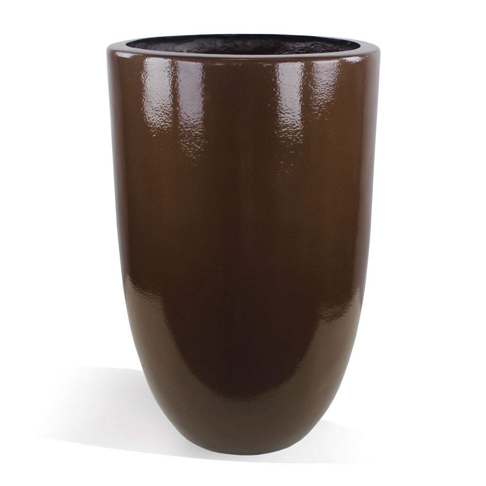 Vaso Esmaltado Fibra Jardim - marrom - Imagem 12