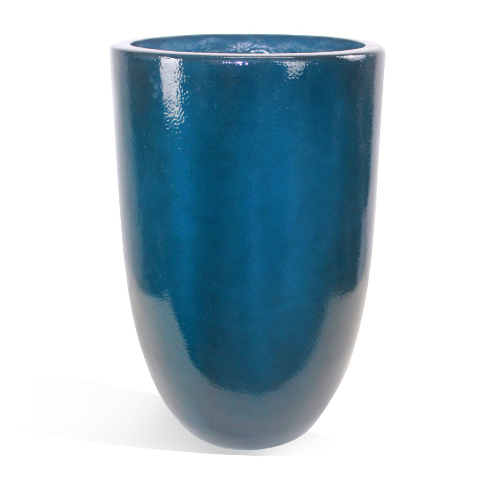 Vaso Esmaltado Fibra Jardim - azul verniz - Imagem 13