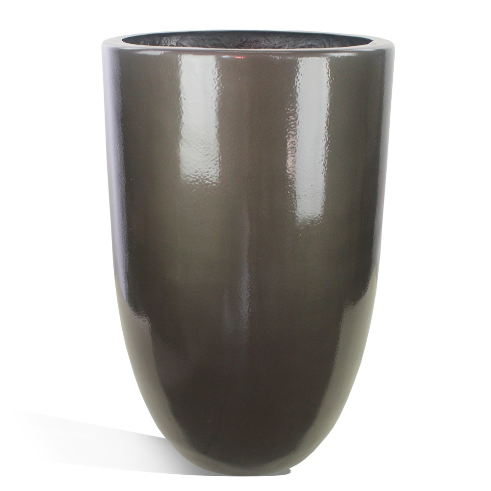 Vaso Esmaltado Fibra Jardim - bronze - Imagem 12