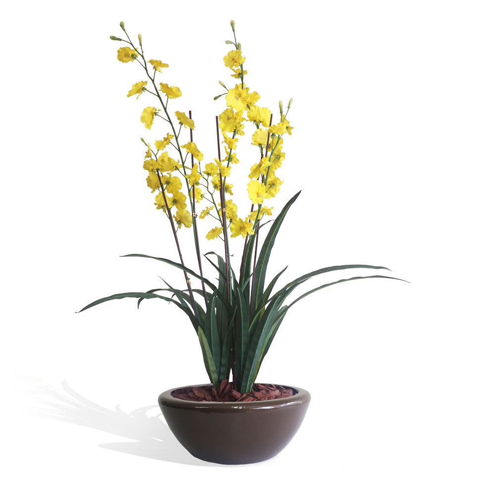 Arranjo de Orquídea Branca (80cm) - Imagem 8