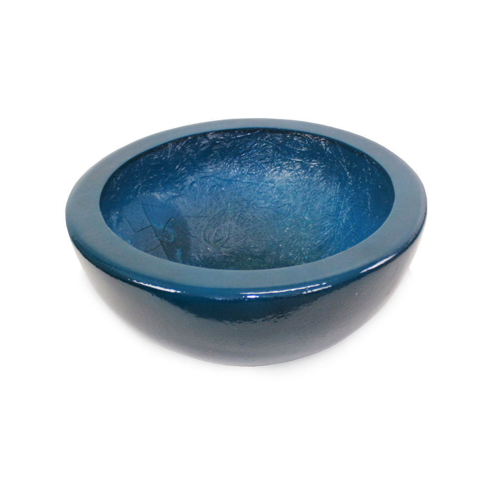 Vaso Esmaltado Fibra Jardim - azul verniz - Imagem 8