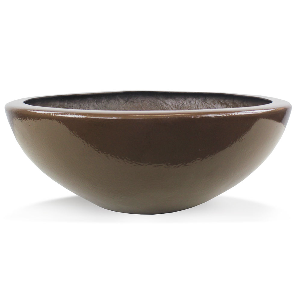 Vaso Esmaltado Fibra Jardim - marrom - Imagem 5