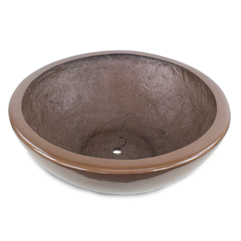 Vaso Esmaltado Fibra Jardim - marrom - Imagem 6