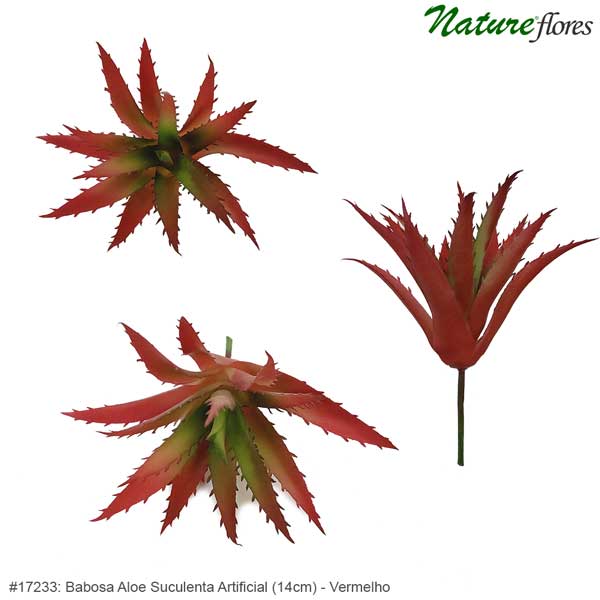 Babosa Aloe Suculenta Artificial (14cm) - Imagem 5