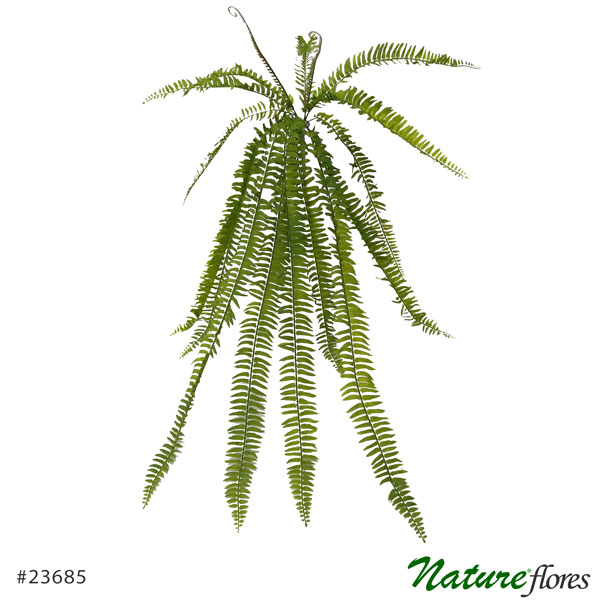 Samambaia Verde Folhagem Pendente Artificial (50cm) - Imagem 3