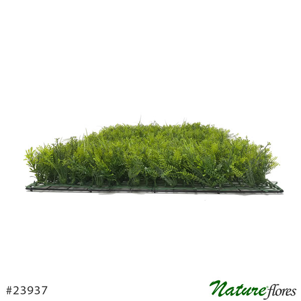 Painel Grama Folhagem Mista Artificial (60x80cm) - Imagem 2