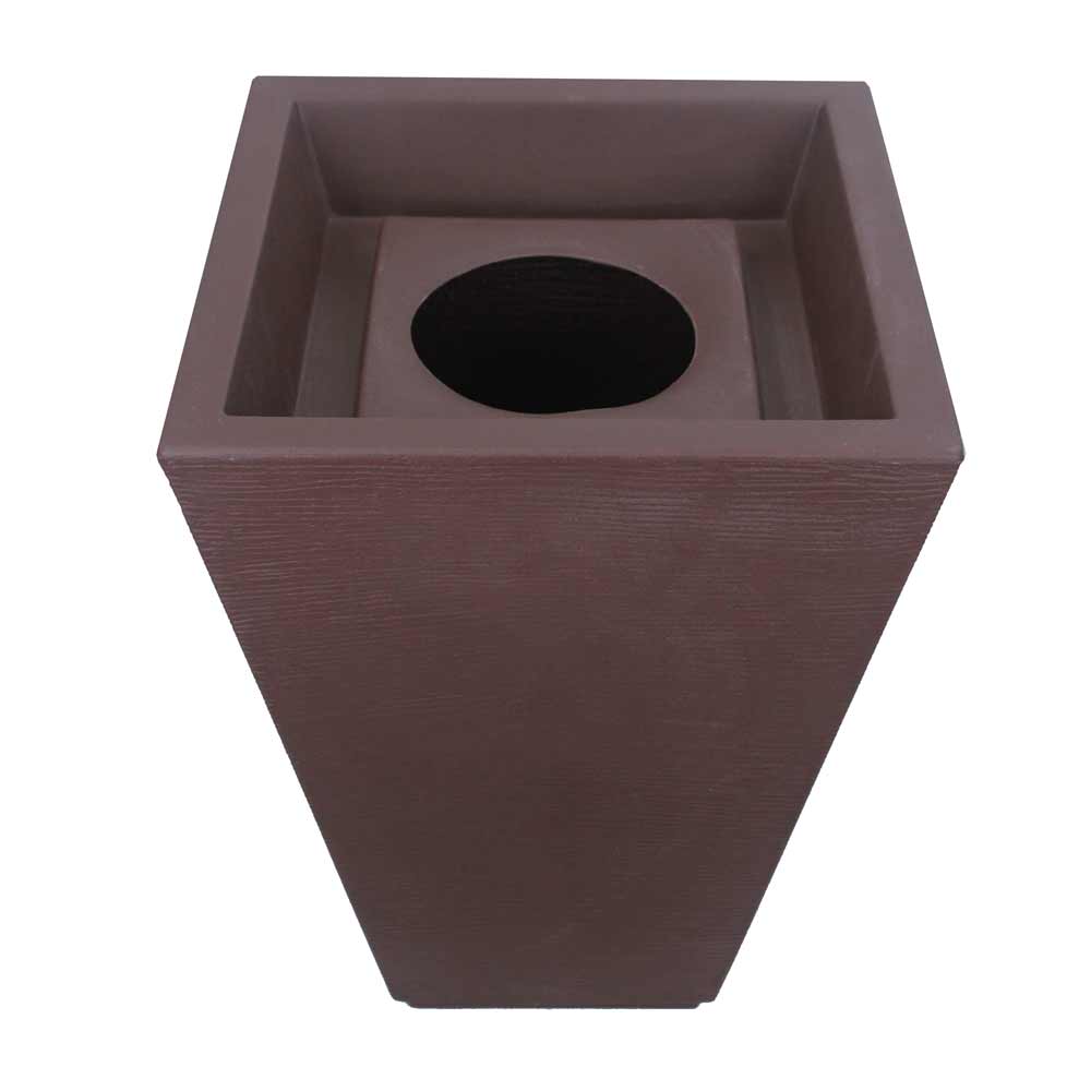 Vaso Top Trapezio Grafiato - marrom - Imagem 2