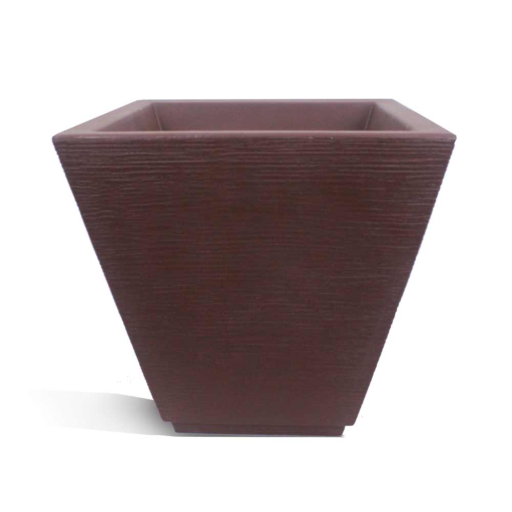 Vaso Top Trapezio Grafiato - marrom - Imagem 5