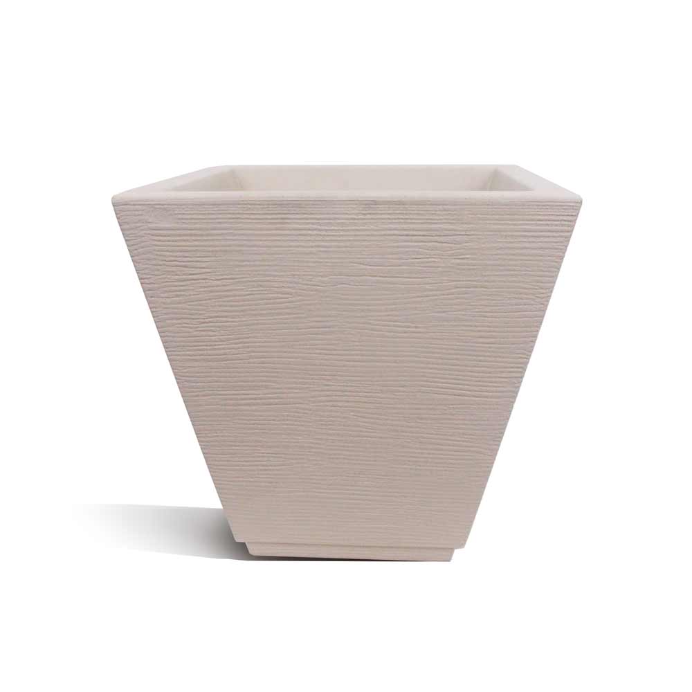 Vaso Top Trapezio Grafiato - bege - Imagem 3