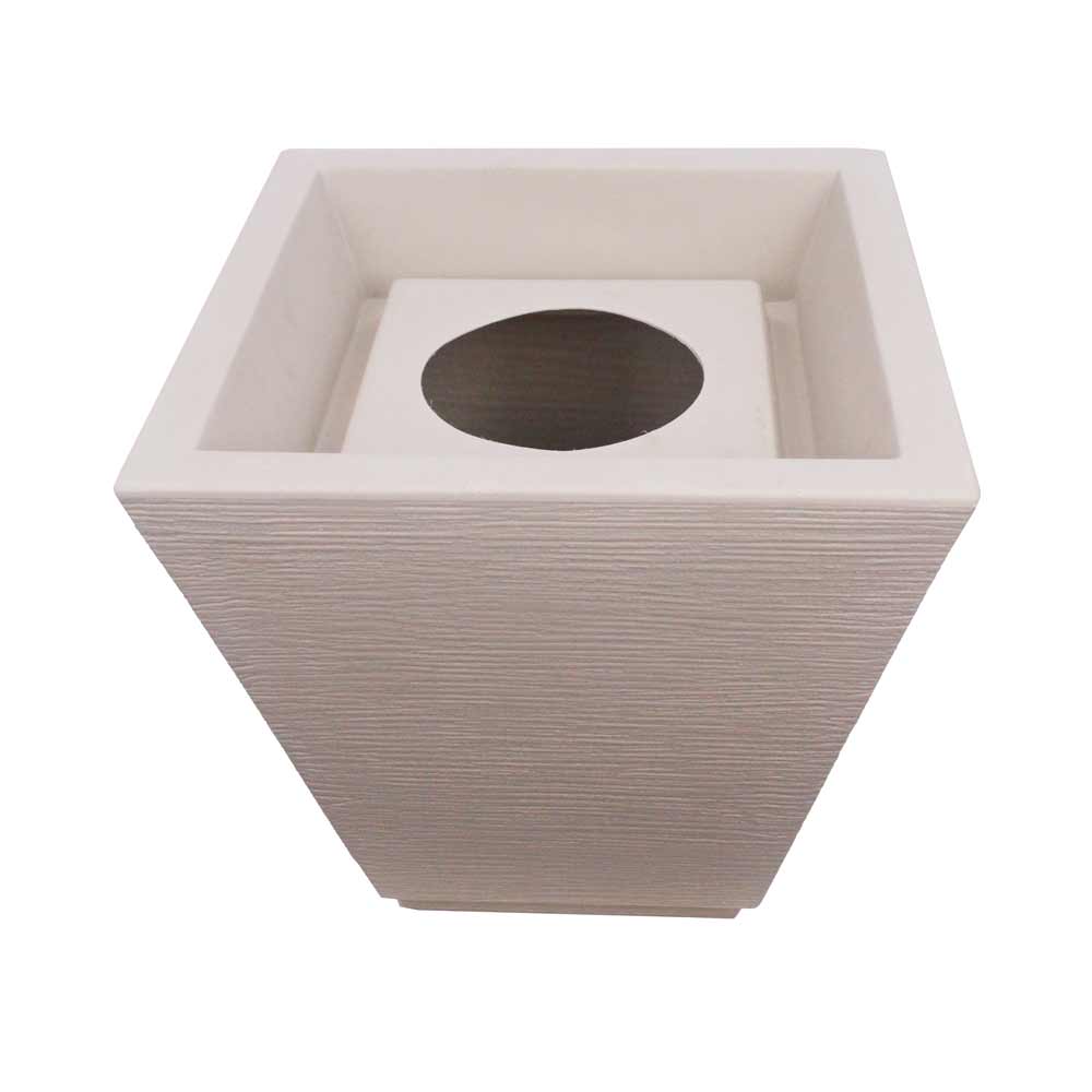 Vaso Top Trapezio Grafiato - bege - Imagem 4