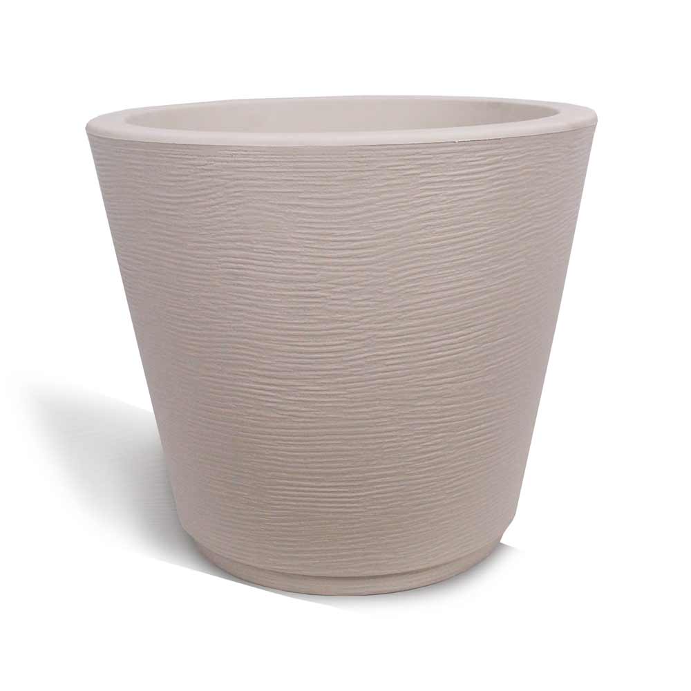 Vaso Top Cônico Grafiato - Bege - Imagem 5