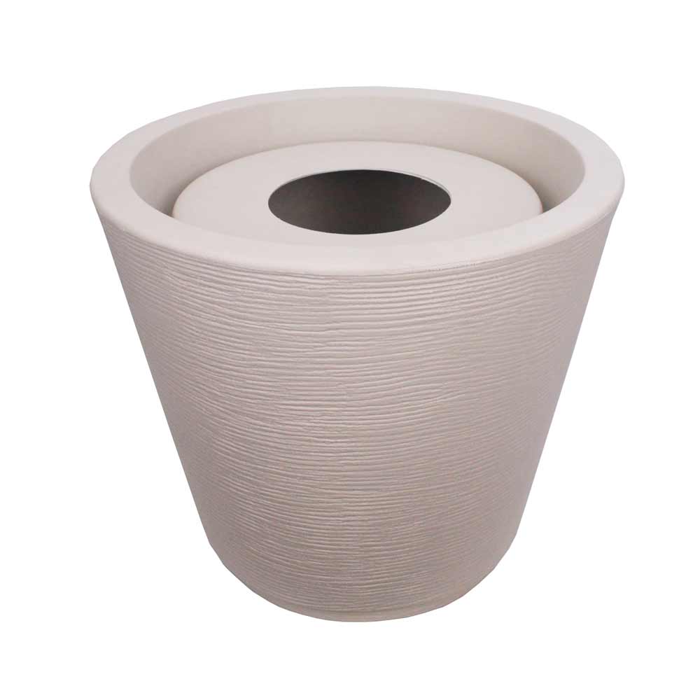 Vaso Top Cônico Grafiato - Bege - Imagem 3