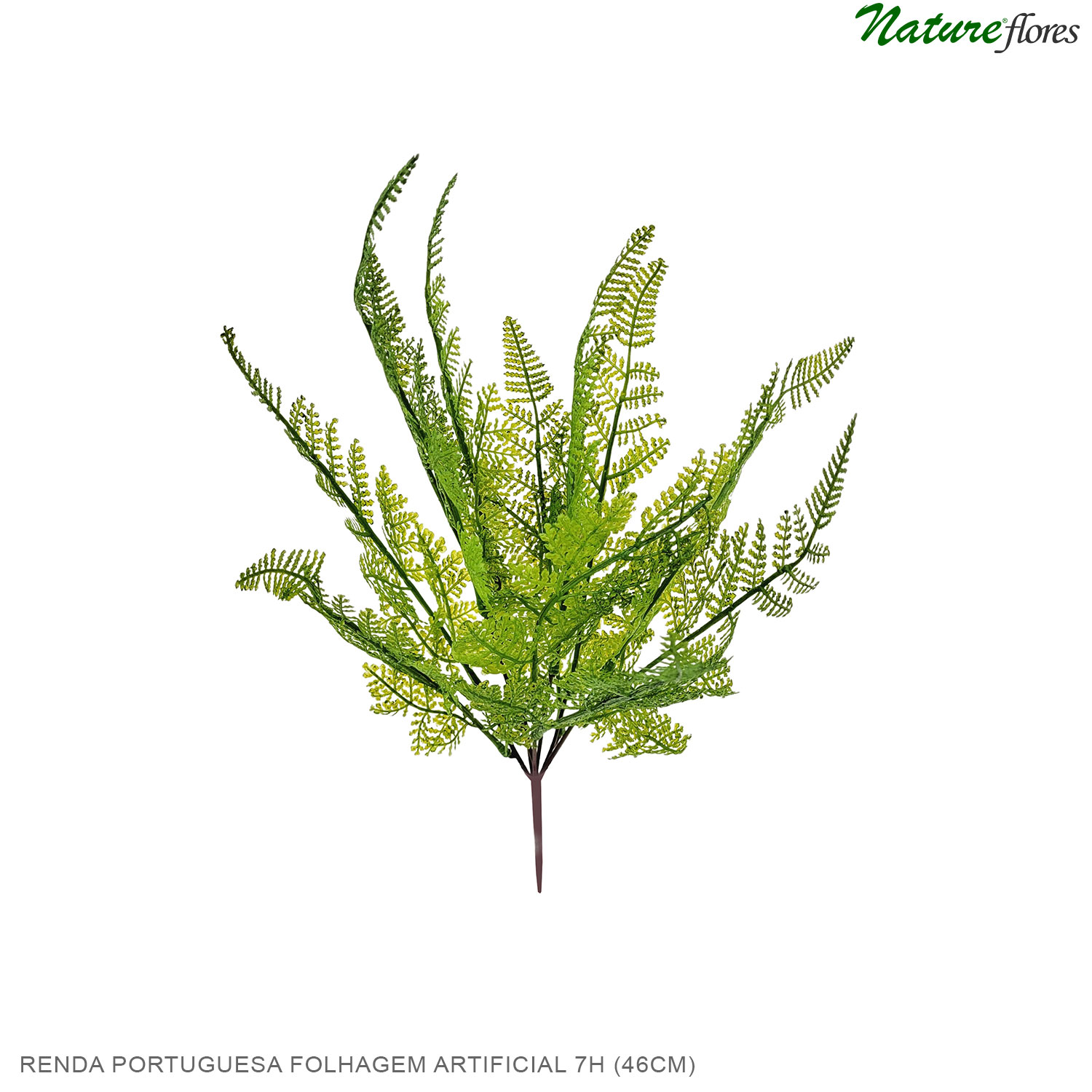 Renda Portuguesa Folhagem Artificial 7H (46cm)