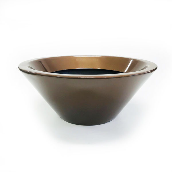 Vaso Dixie em Polietileno - Marrom - Imagem 2