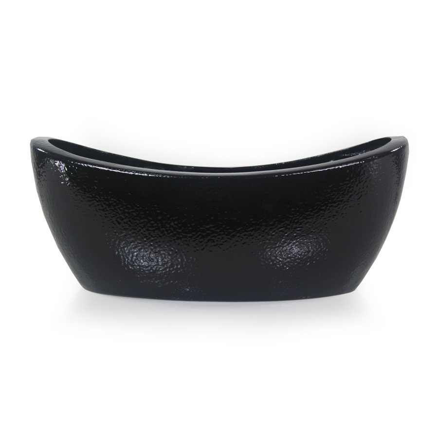 Vaso Barca Esmaltado Fibra Jardim (42x18x8cm)