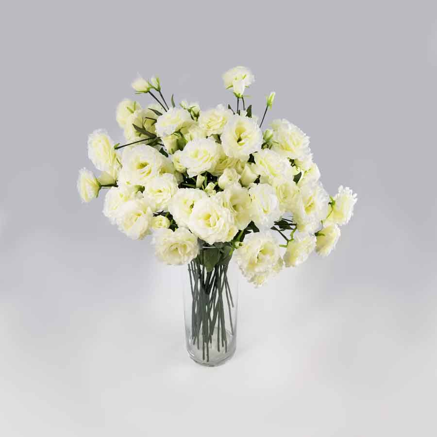 Lisianthus Galho Floral Artificial (68cm) - Imagem 3