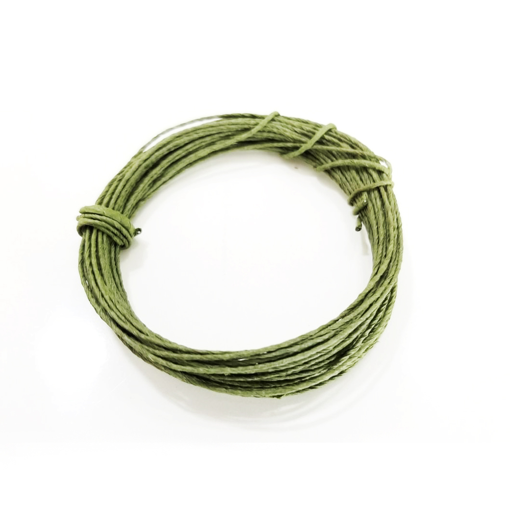 Arame Verde Encapado para Arranjo Floral – 5m