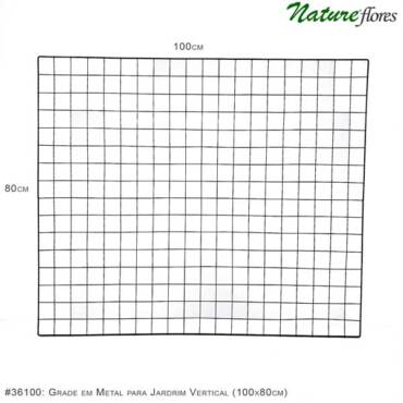 Grade em Metal Para Jardim Vertical