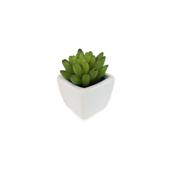 Vasinho de Suculenta Mini Artificial (7cm) - Imagem 4