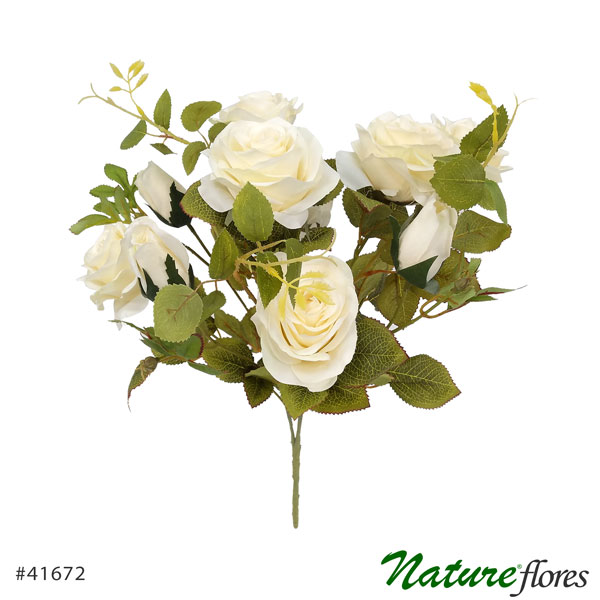 Rosa Artificial Buquê Diana 10H (50cm) - Imagem 13